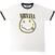 T-shirt Nirvana Double Happy Face Ringer White M T-shirt
