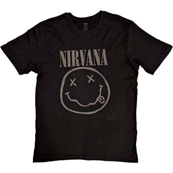 Πουκάμισο Nirvana Black Happy Face (Hi-Build) Black XL Πουκάμισο - 1