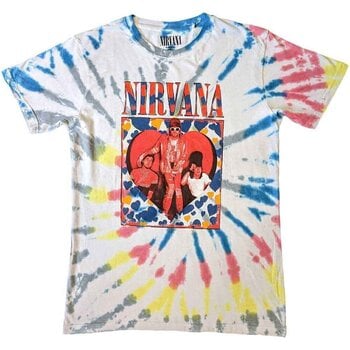 T-Shirt Nirvana Heart (Wash Collection) White M T-Shirt - 1