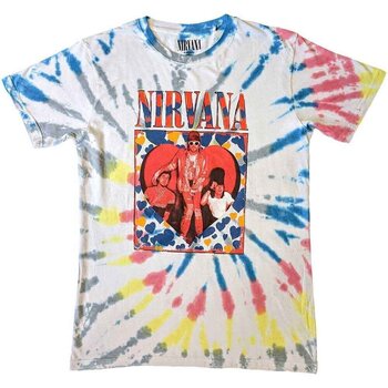T-shirt Nirvana Heart (Wash Collection) White L T-shirt - 1