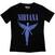 T-shirt Nirvana Angelic Blue Mono Black 2XL Feminino T-shirt