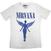 Paita Nirvana Angelic Blue Mono White L Naisten Paita