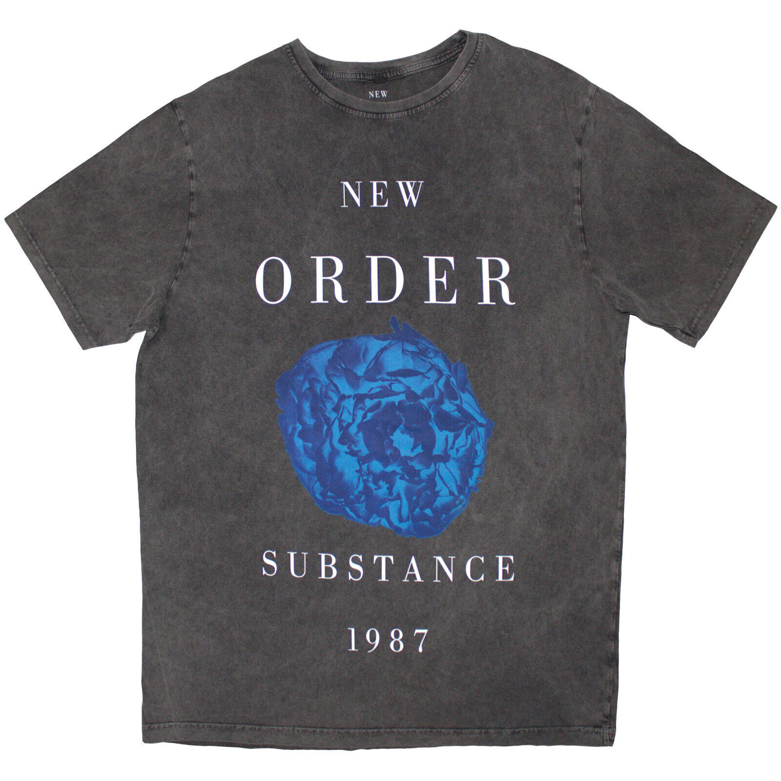 T-shirt New Order Substance 1987 (Stone Wash) Charcoal Grey 2XL T-shirt