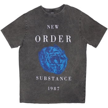T-shirt New Order Substance 1987 (Stone Wash) Charcoal Grey 2XL T-shirt - 1