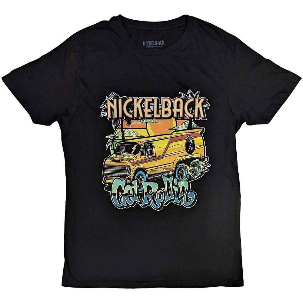 T-shirt Nickelback Get Rollin' Black M T-shirt