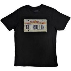 T-shirt Nickelback License Plate Black M T-shirt