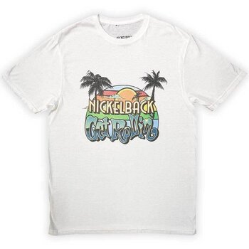 T-shirt Nickelback Get Rollin' Sunset White XL T-shirt - 1