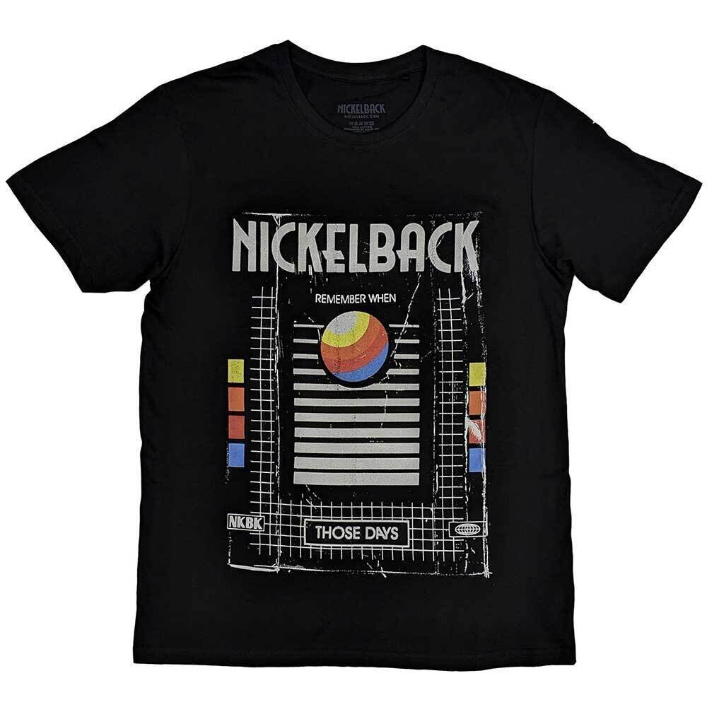 T-shirt Nickelback Those Days VHS Black XL T-shirt