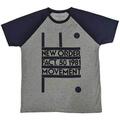 New Order Movement Raglan Grey & Navy Blue XL T-Shirt