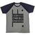 T-Shirt New Order Movement Raglan Grey & Navy Blue 2XL T-Shirt