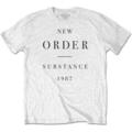 New Order Substance White M T-Shirt