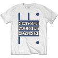 New Order Movement Short Sleeve T-Shirt White XL