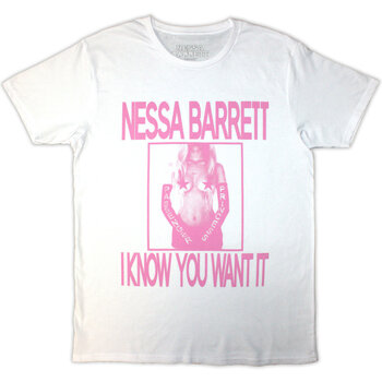 T-shirt Nessa Barrett I Know You Want It White 2XL T-shirt - 1