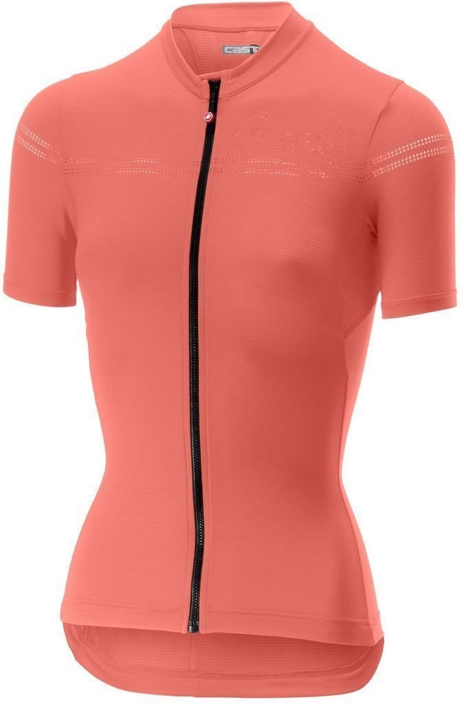 Odzież kolarska / koszulka Castelli Promessa 2 damska koszulka rowerowa Salmon S