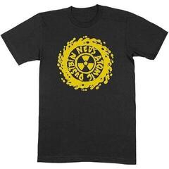 T-Shirt Ned's Atomic Dustbin Yellow Classic Logo Black L T-Shirt