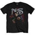 Nas Red Rose Black XL T-Shirt