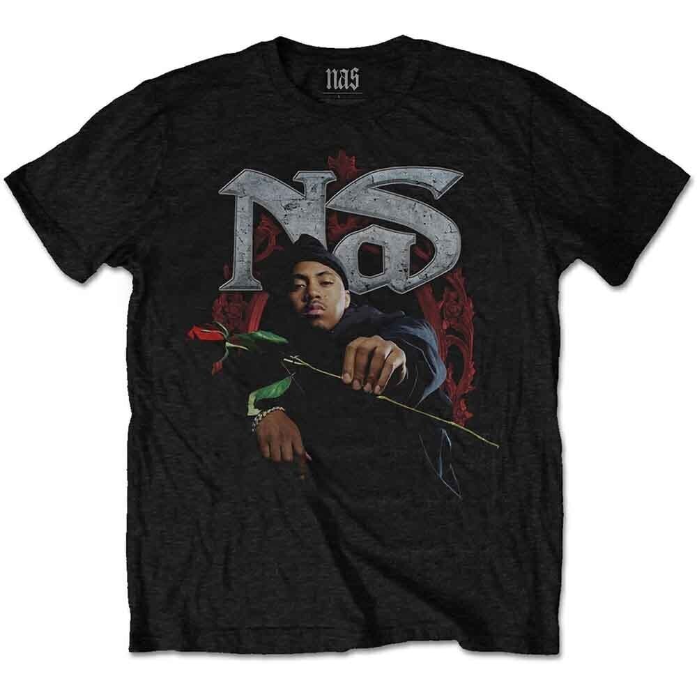 Skjorte Nas Red Rose Black 3XL Skjorte