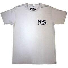 T-shirt Nas One Mic (Back Print) Grey XL T-shirt
