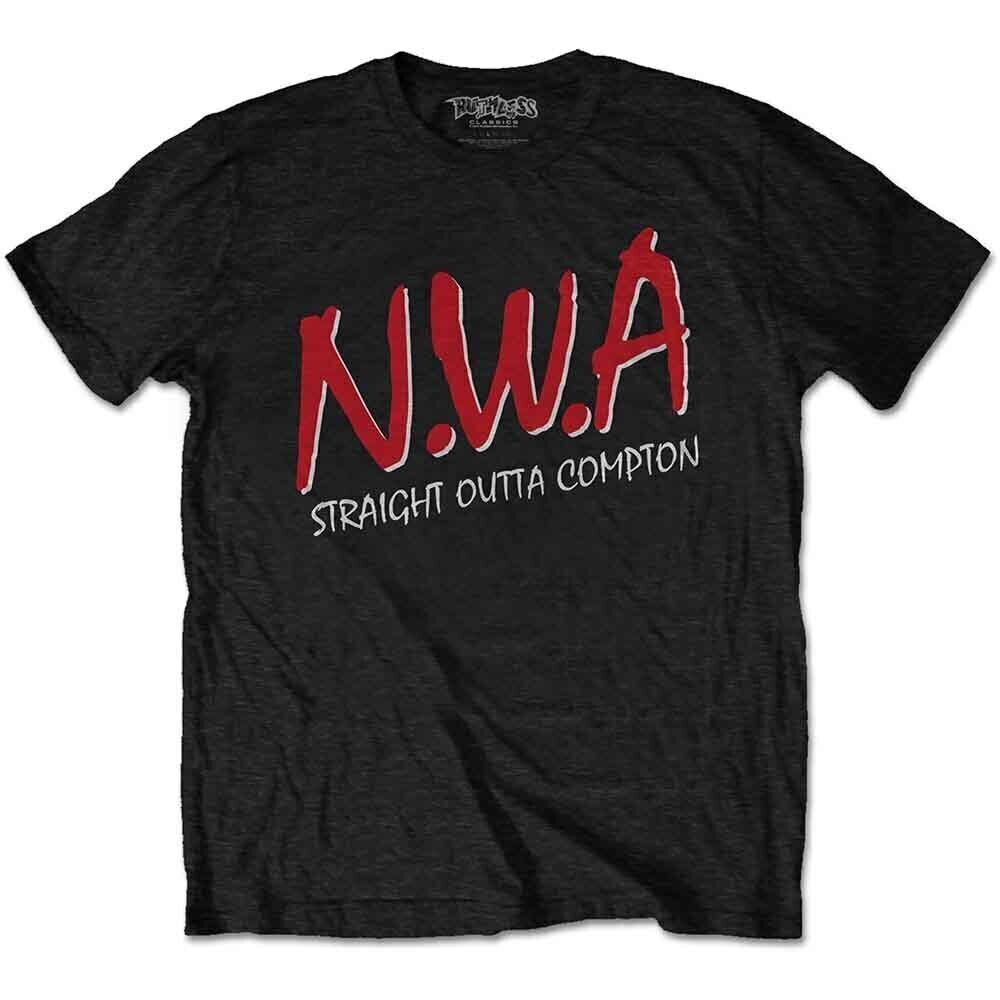 T-särk N.W.A Straight Outta Compton Black XL T-särk