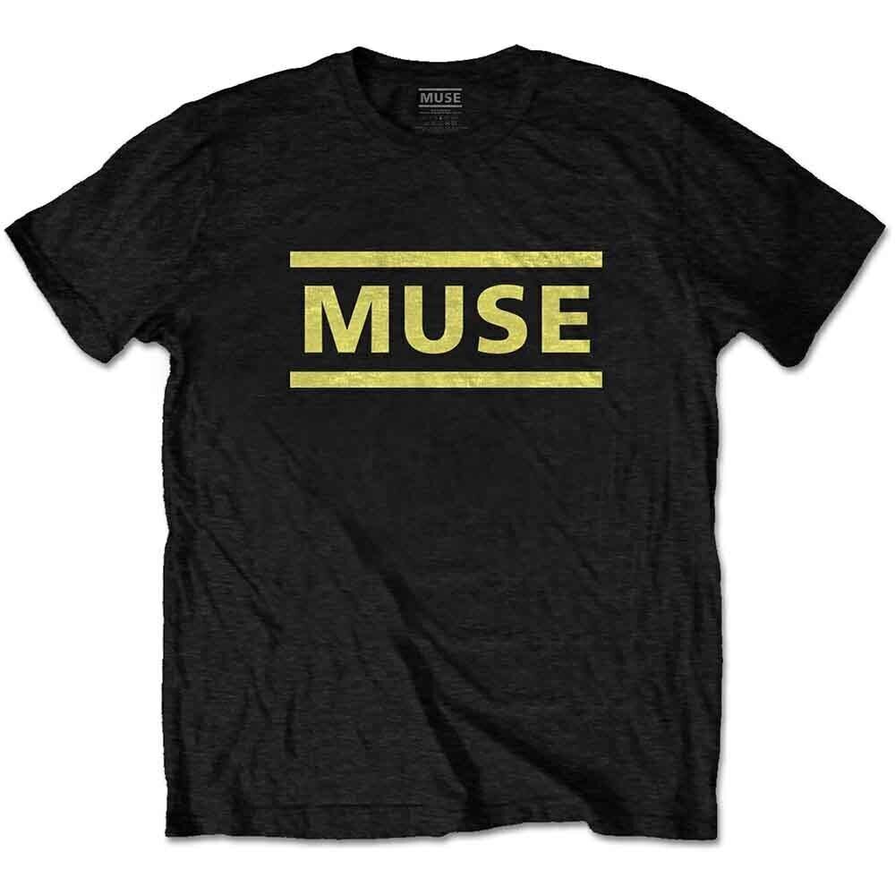 T-särk Muse Yellow Logo Black M T-särk