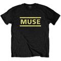 Muse Yellow Logo Black M Paita