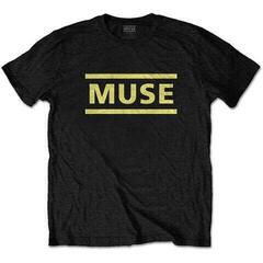 Skjorte Muse Yellow Logo Black L Skjorte