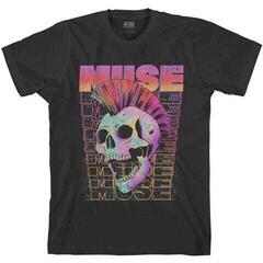 T-Shirt Muse Mowhawk Skull Black 2XL T-Shirt
