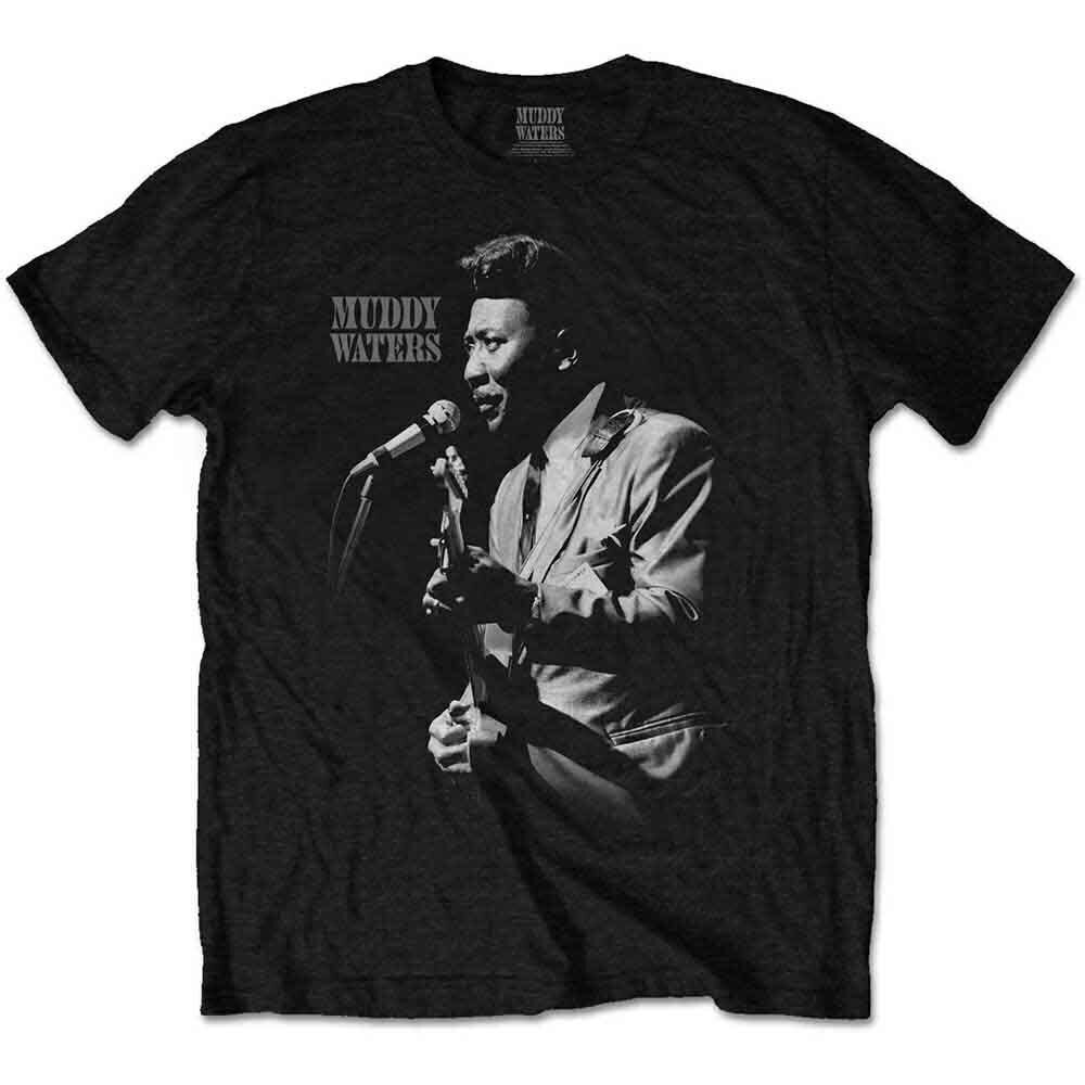 Shirt Muddy Waters Muddy Live Black L Shirt