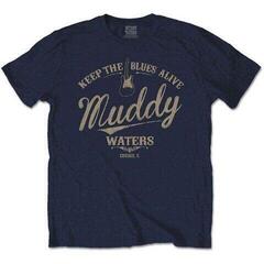 T-Shirt Muddy Waters Keep The Blues Alive Navy Blue L T-Shirt