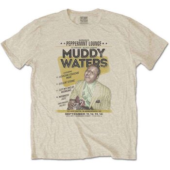 T-Shirt Muddy Waters Peppermint Lounge Sand XL T-Shirt - 1