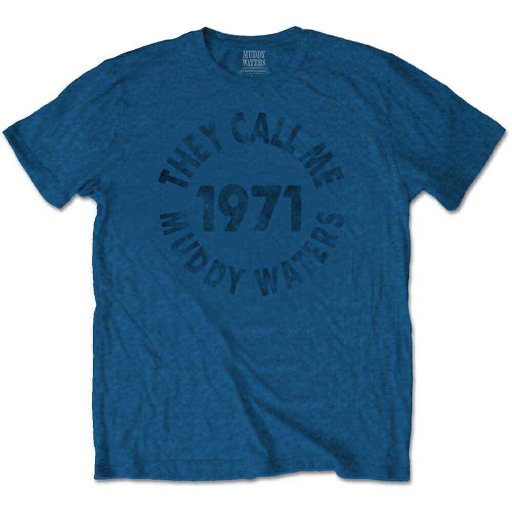 T-shirt Muddy Waters They Call Me… Denim Blue XL T-shirt