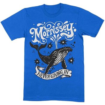 T-Shirt Morrissey Never Giving In/Whale Blue 2XL T-Shirt - 1