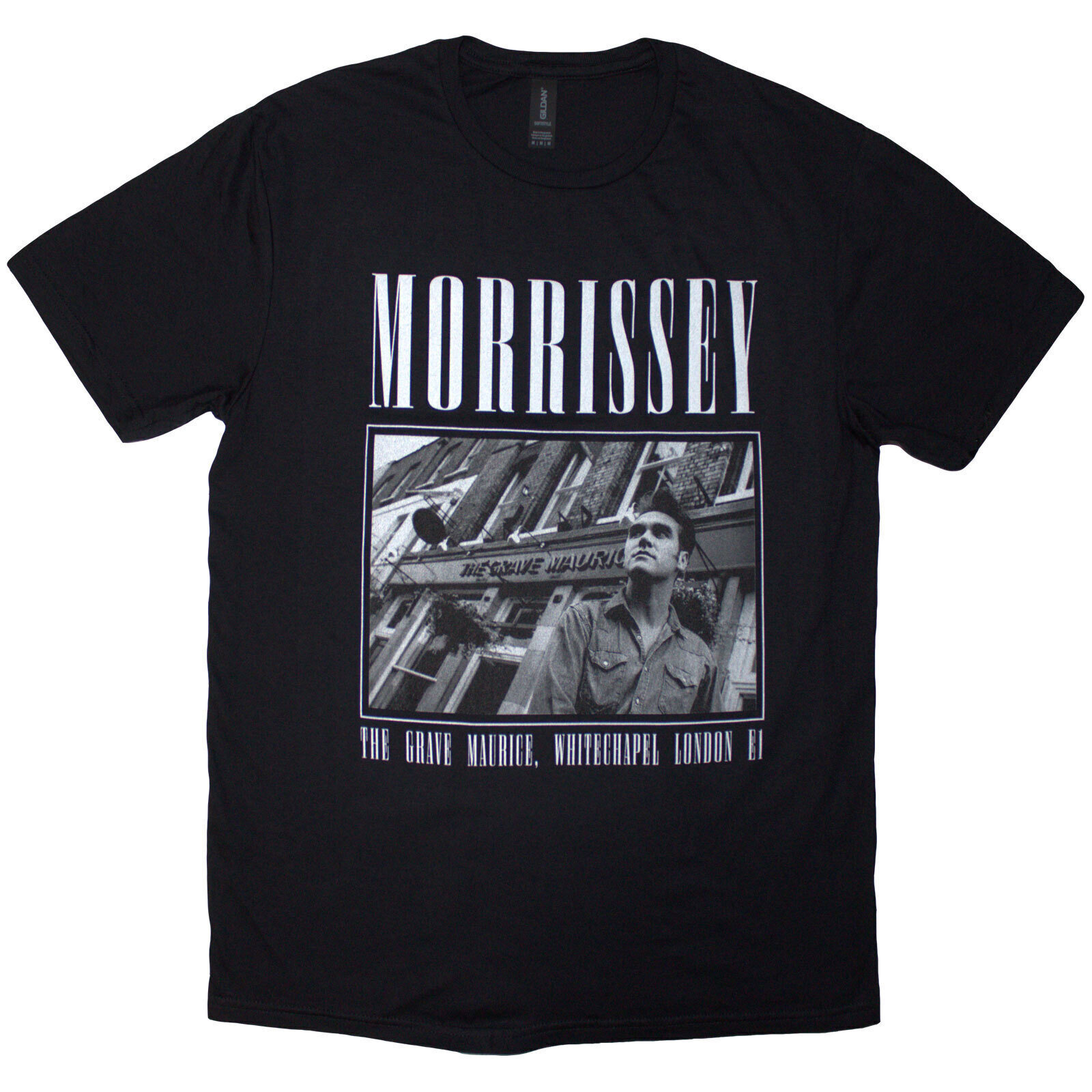 Skjorte Morrissey Whitechapel Black 2XL Skjorte