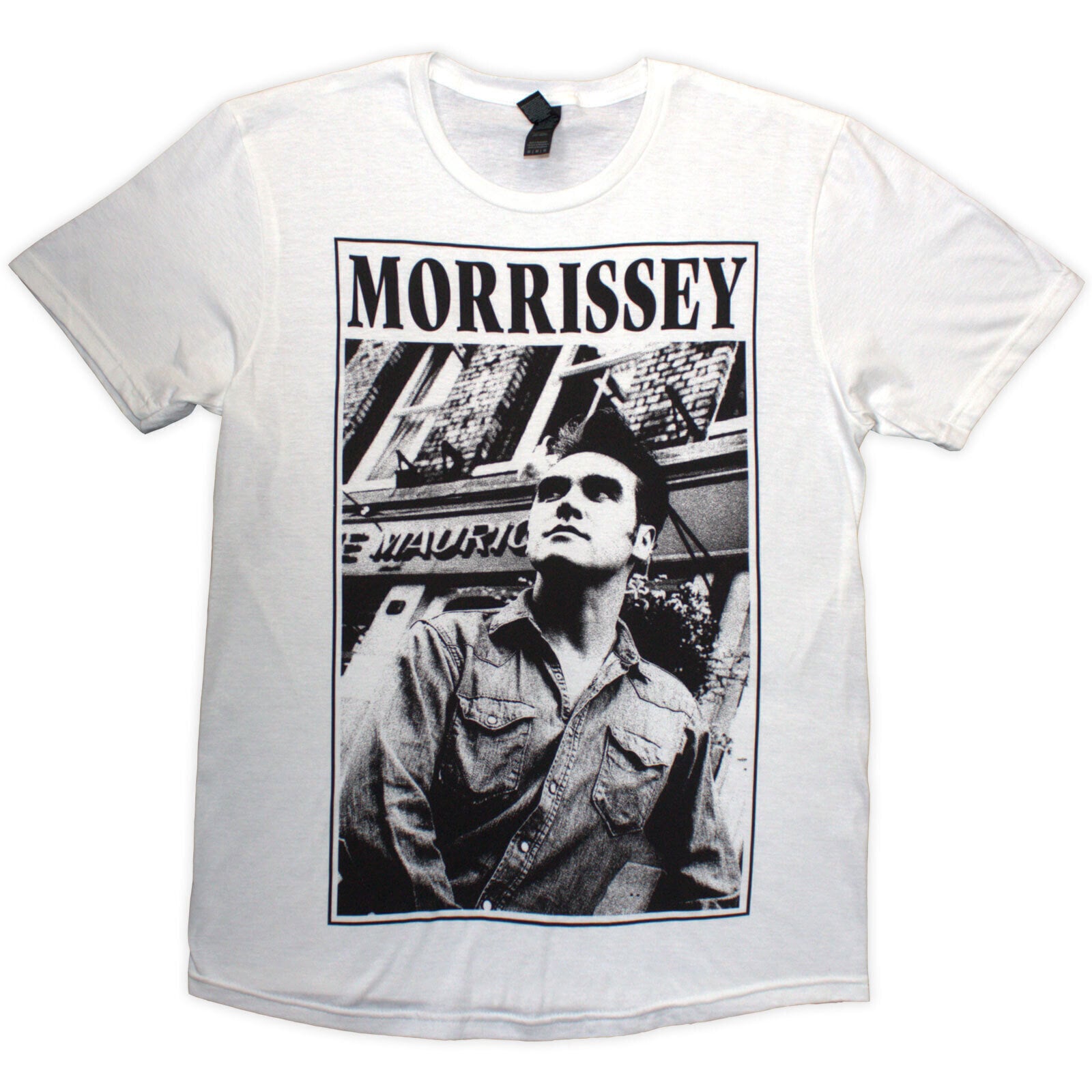 T-shirt Morrissey Maurice B&W White S T-shirt