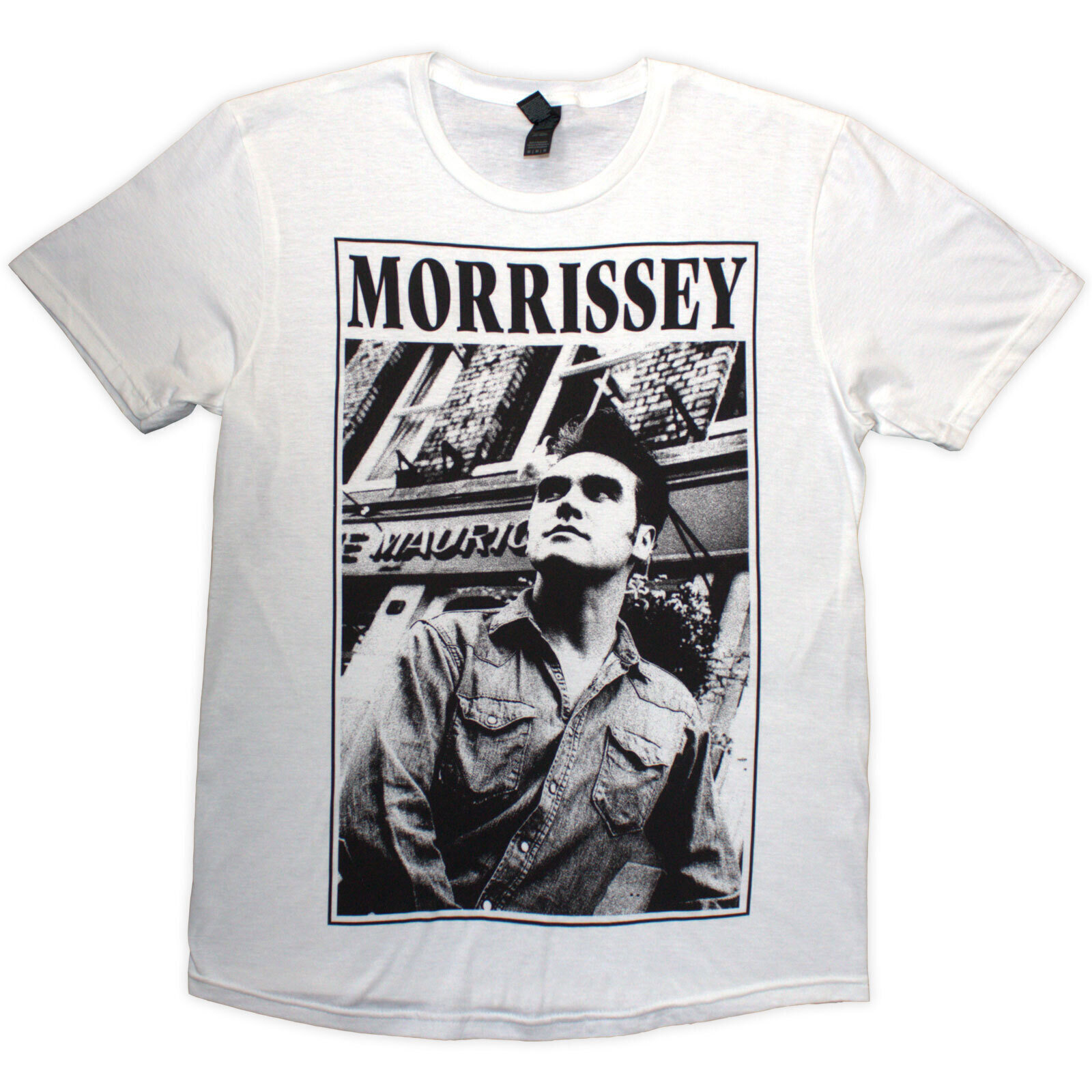 T-shirt Morrissey Maurice B&W White L T-shirt