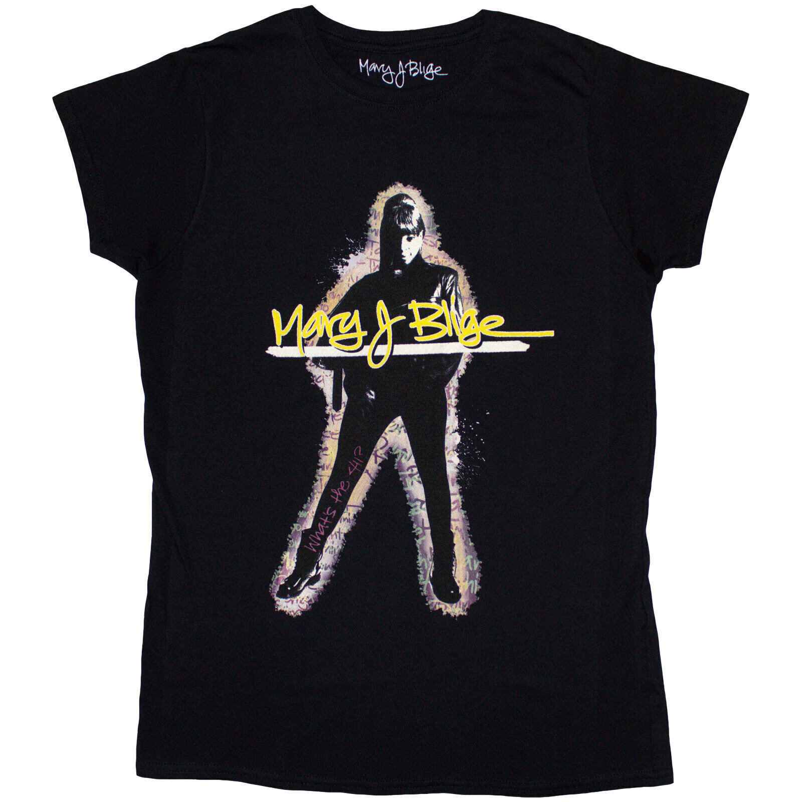 T-shirt Mary J. Blige Glow Black 2XL Feminino T-shirt