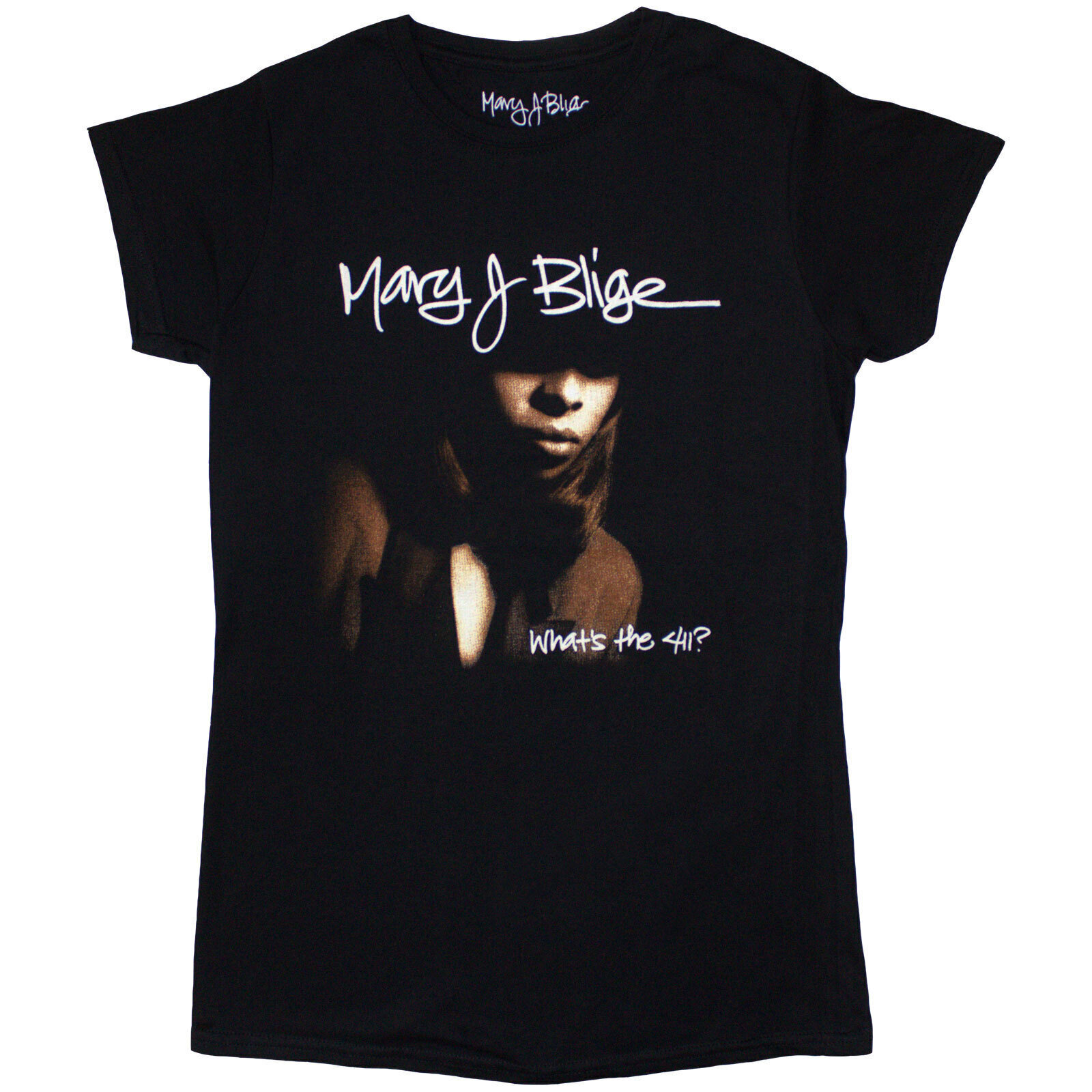 T-Shirt Mary J. Blige Cover Black M Ladies T-Shirt