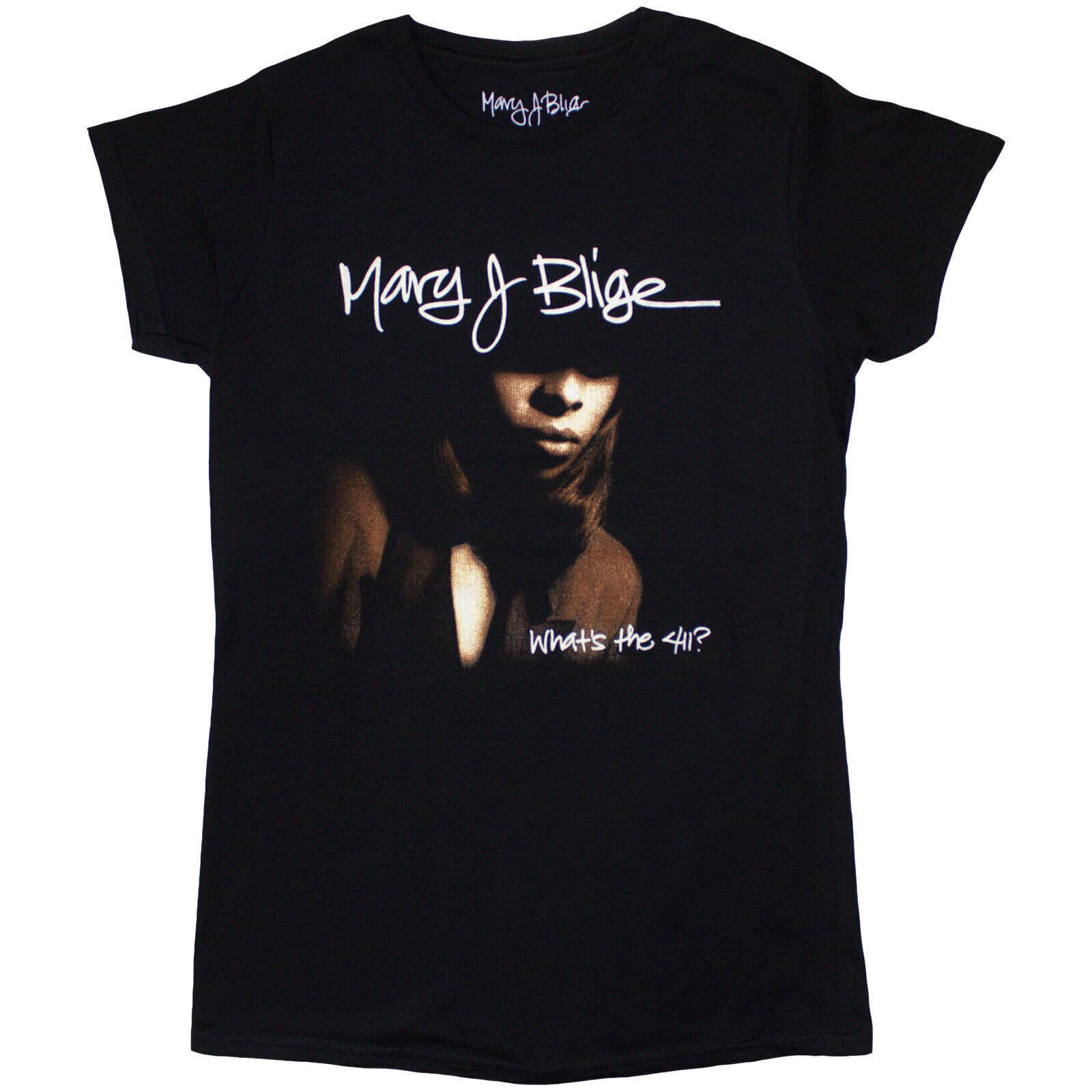 T-shirt Mary J. Blige Cover Black L Feminino T-shirt