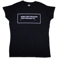 T-Shirt Manic Street Preachers Everything Must Go Monochrome Black 2XL Ladies T-Shirt