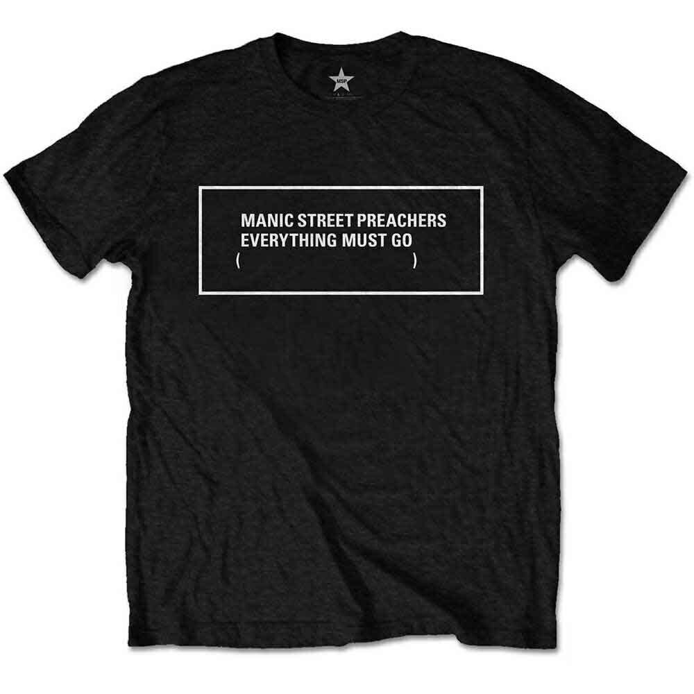 T-Shirt Manic Street Preachers Everything Must Go Monochrome Black 2XL T-Shirt