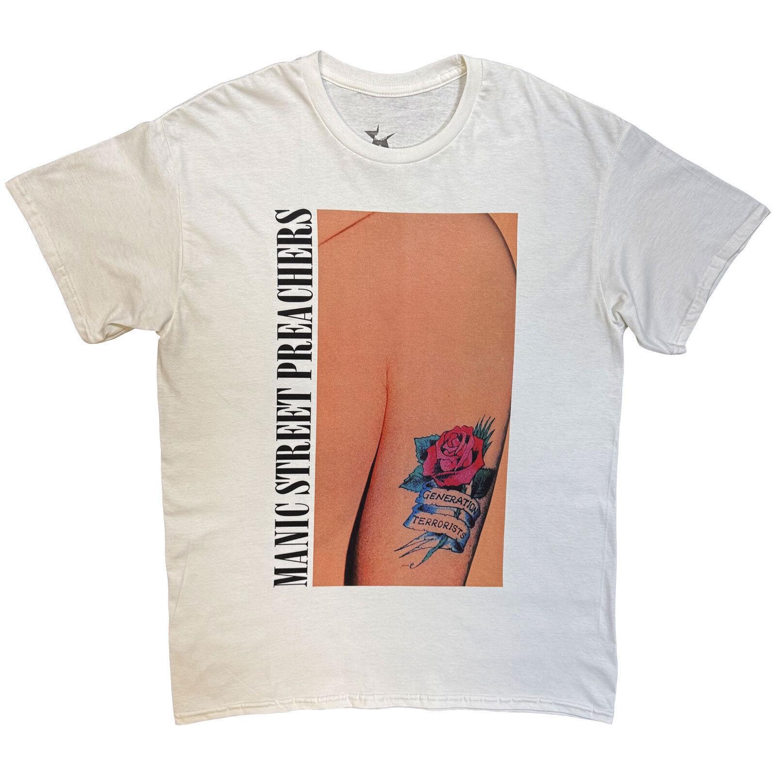 T-särk Manic Street Preachers Generation Terrorists White XL T-särk
