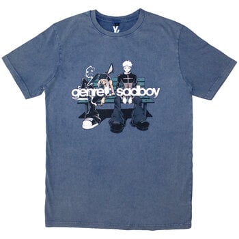 Shirt Machine Gun Kelly Bench (Stone Wash) Denim Blue L Shirt - 1