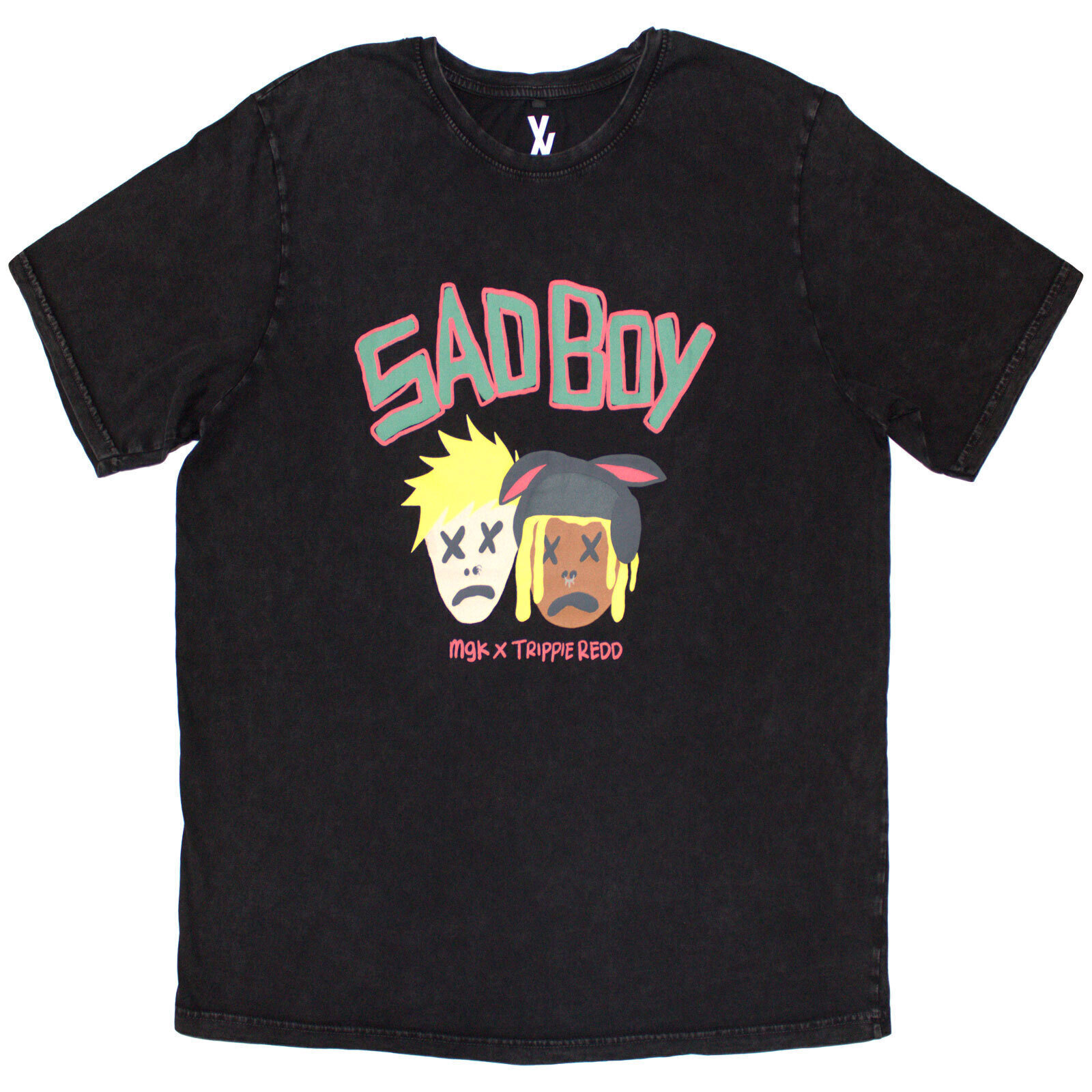 T-särk Machine Gun Kelly Sad Boy (Stone Wash) Black XL T-särk