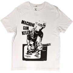 T-shirt Machine Gun Kelly TV Warp White L T-shirt