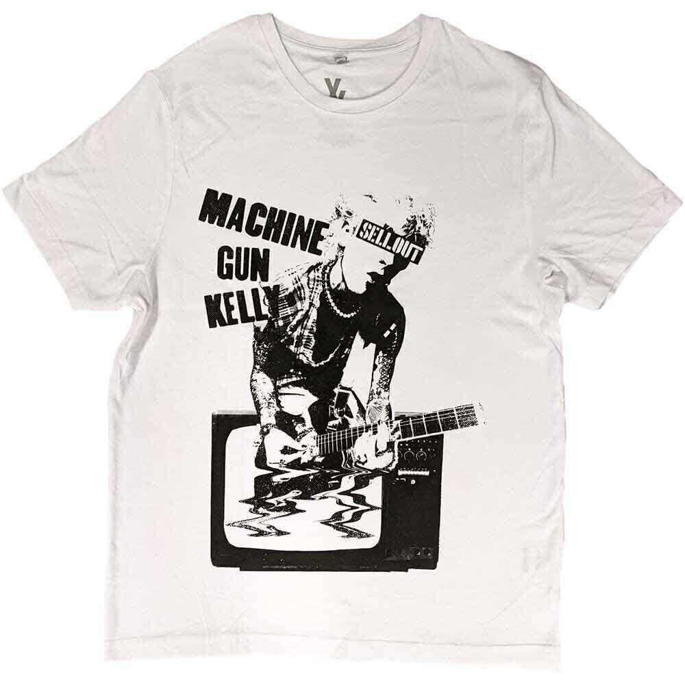 T-Shirt Machine Gun Kelly TV Warp White 2XL T-Shirt