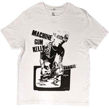 T-Shirt Machine Gun Kelly TV Warp White 2XL T-Shirt - 1
