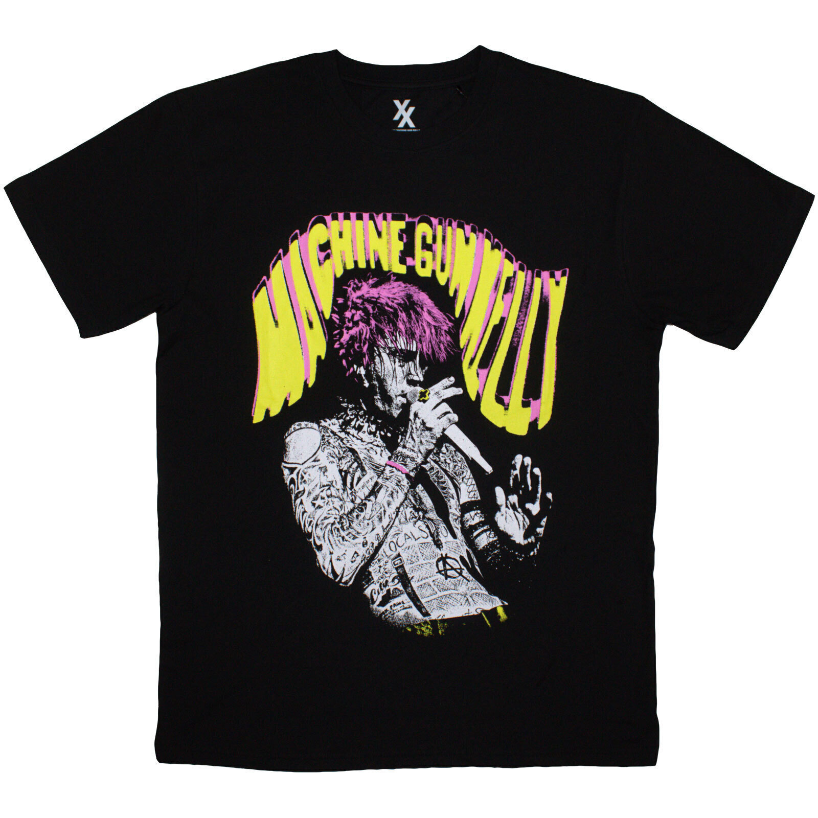 Camiseta de manga corta Machine Gun Kelly Tickets To My Downfall (Oversized Print) Black XL Camiseta de manga corta