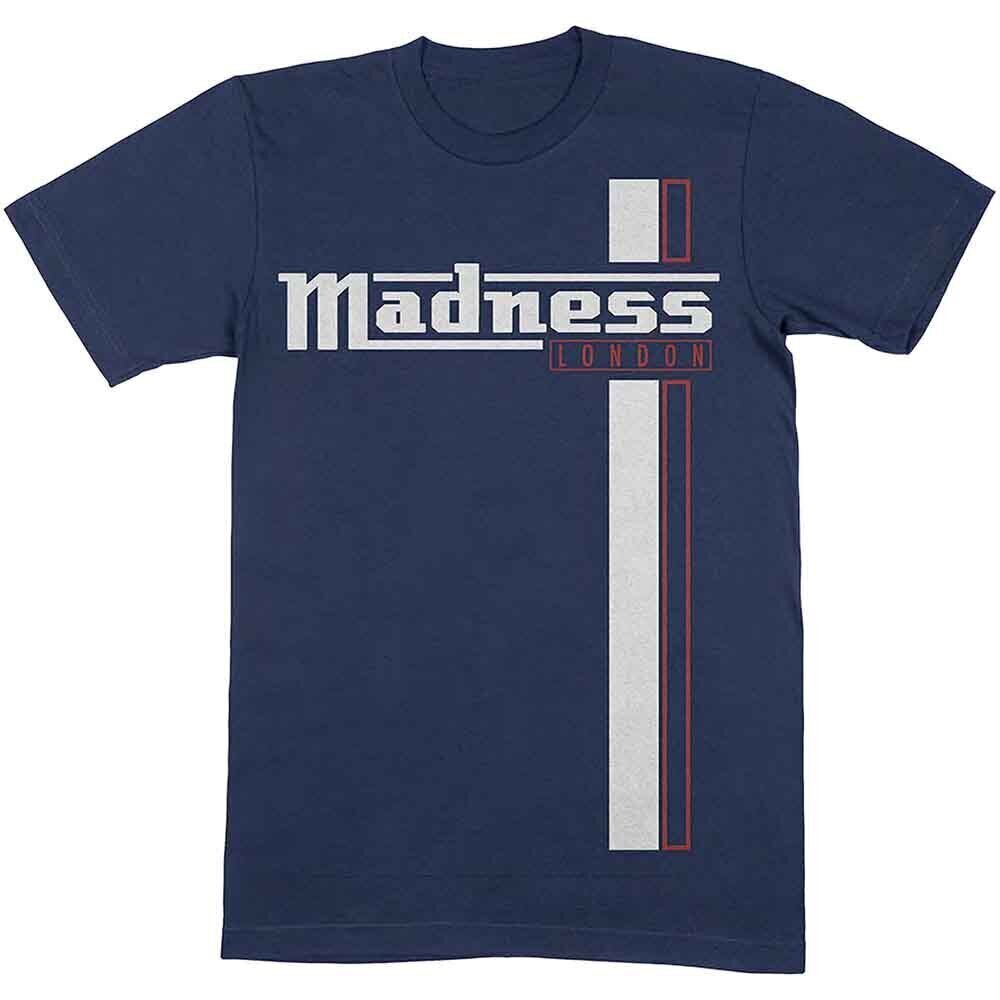 T-shirt Mädness Stripes Navy Blue XL T-shirt