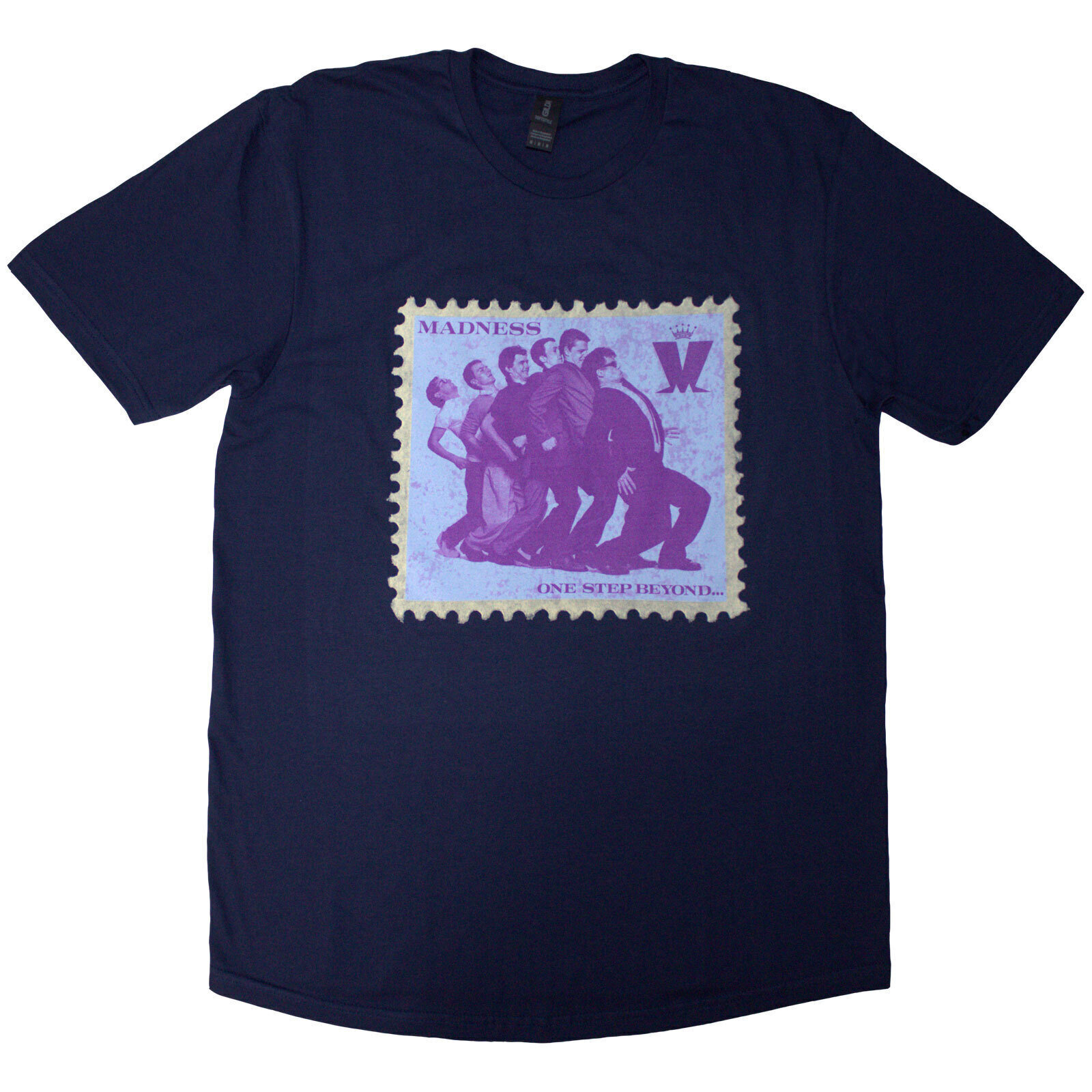 T-shirt Mädness Stamp Navy Blue L T-shirt