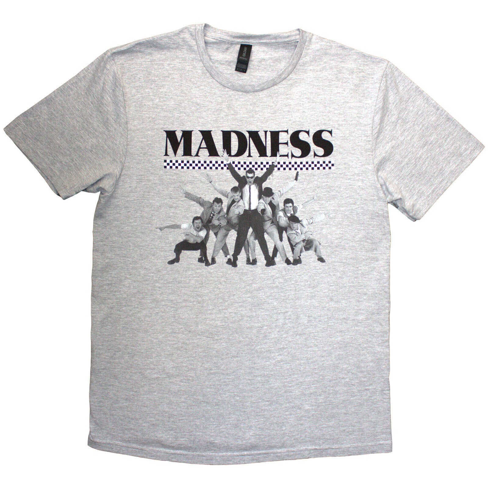 T-shirt Mädness 7 Check Grey L T-shirt